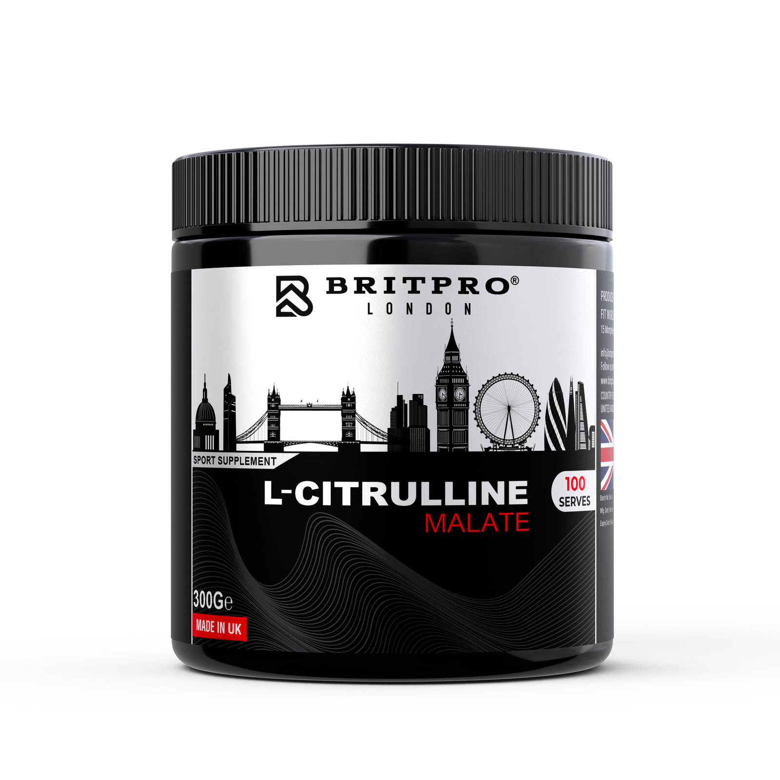 Britpro Citrulline 300g - Unflavoured