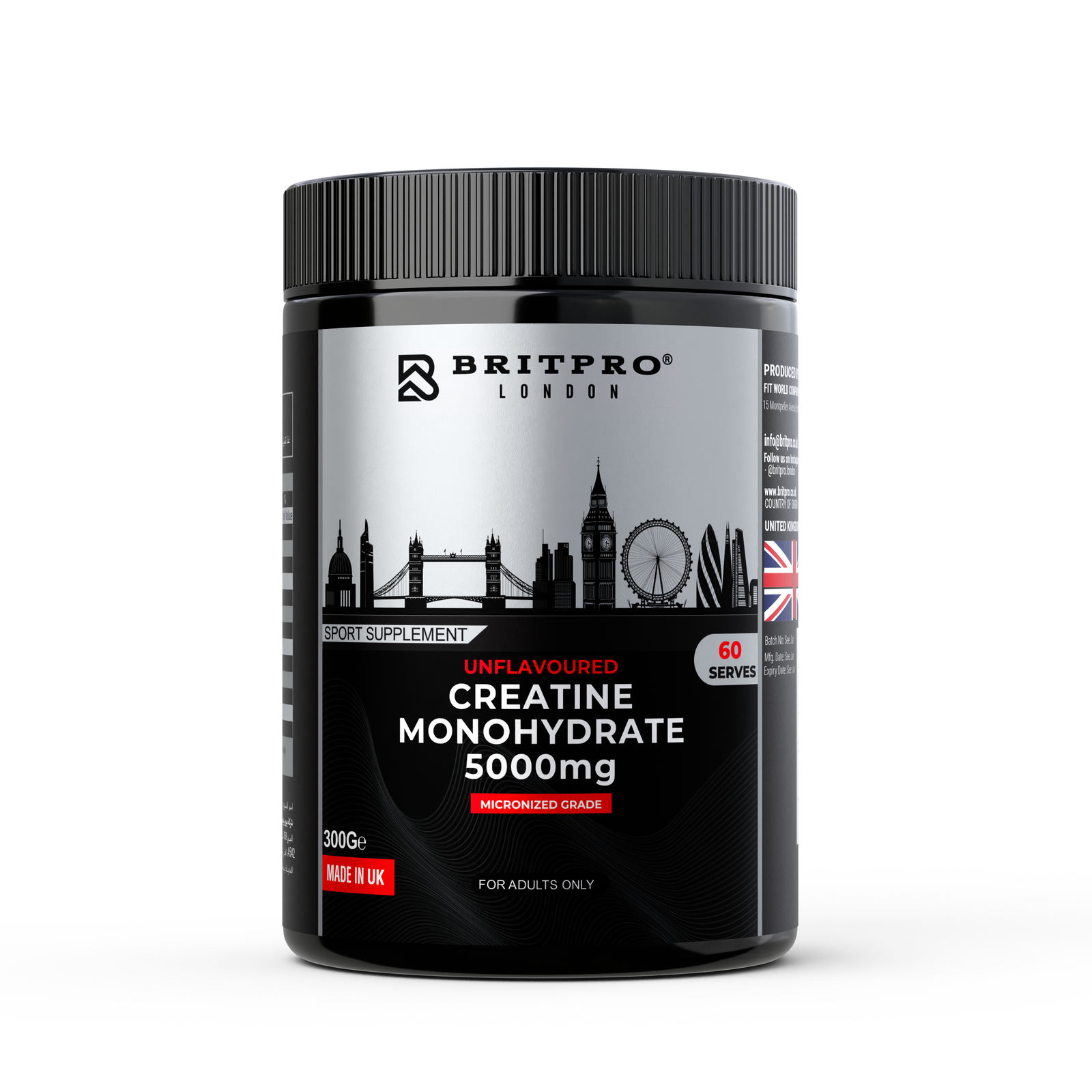 Britpro Creatine 300g - Unflavoured