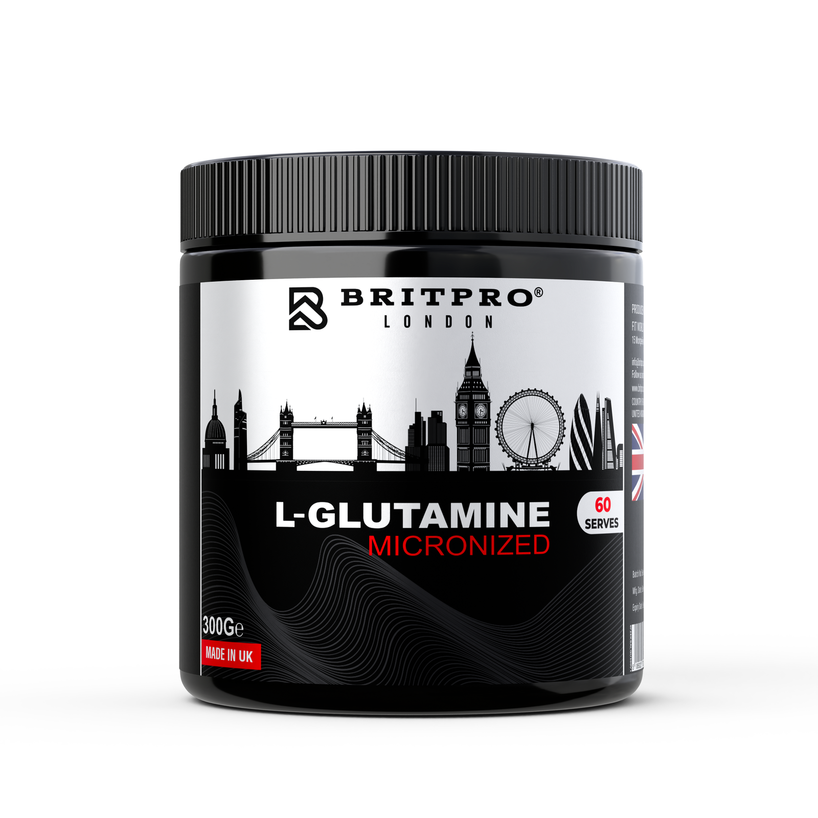 Britpro Glutamine 300g - Unflavoured